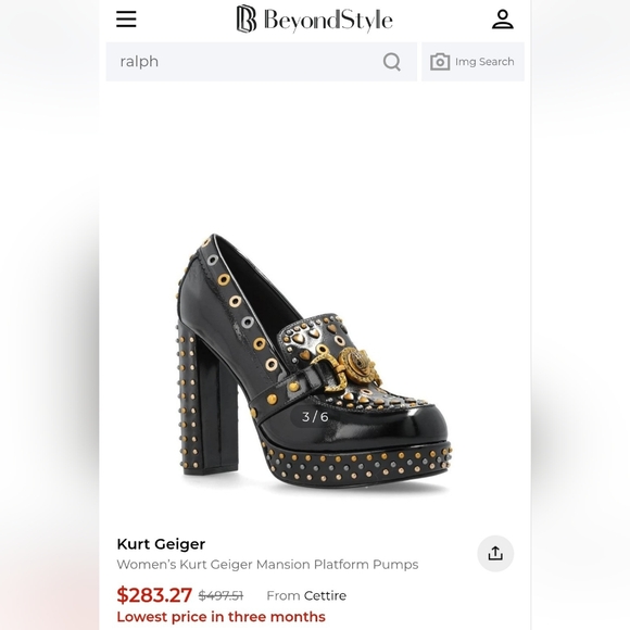 Kurt Geiger London Mansion Stud Loafer Pumps. SIZE 41 - Picture 10 of 10